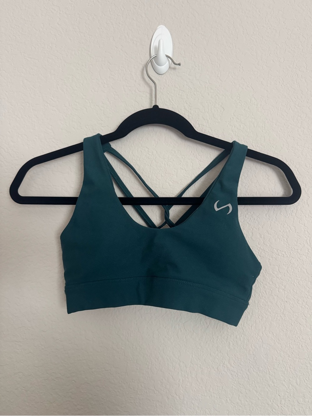 TLF Teal Strappy Sports Bra and Shorts Set